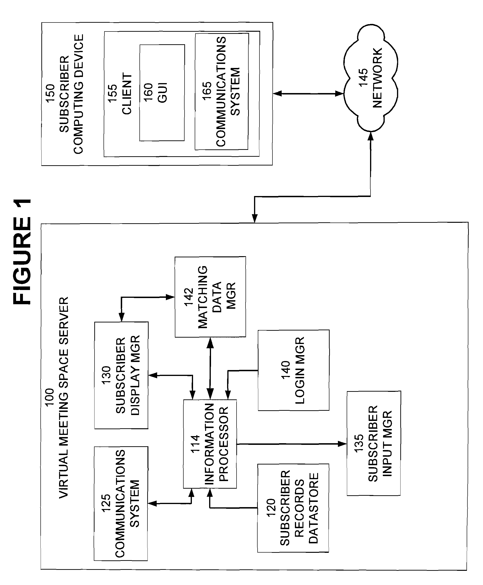 System and method for social networking in a virtual space