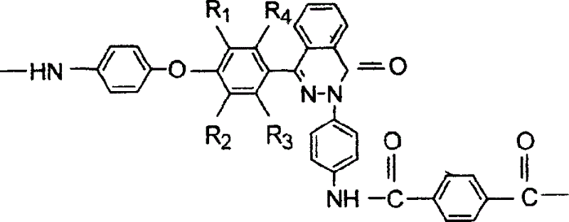 Copolyaramide containing phthalazine biphenyl structure and its preparation method