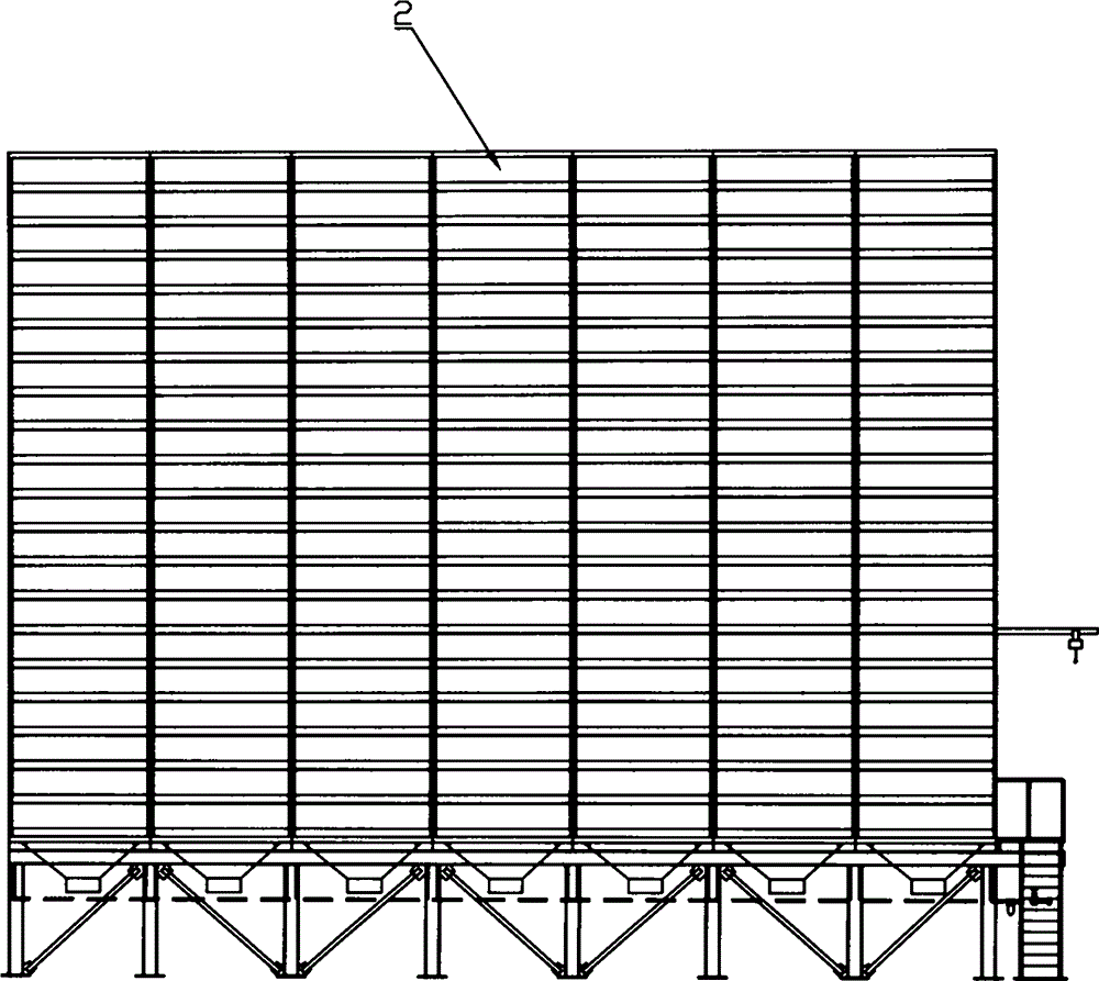 Inlet air filter device of gas turbine