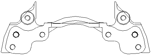 Four-plane simultaneous inductive heating-quenching process method for commercial vehicle brake caliper bracket