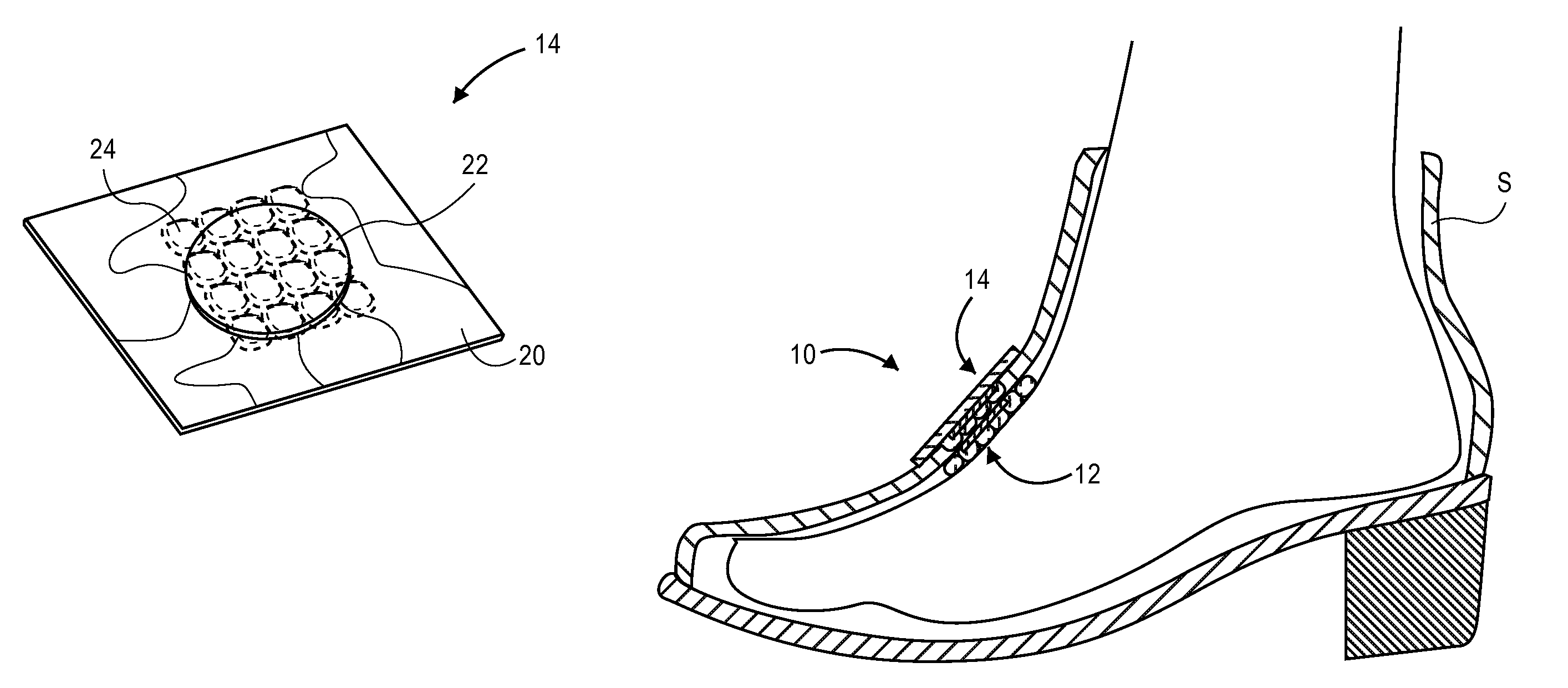 Magnetic shoe attachment