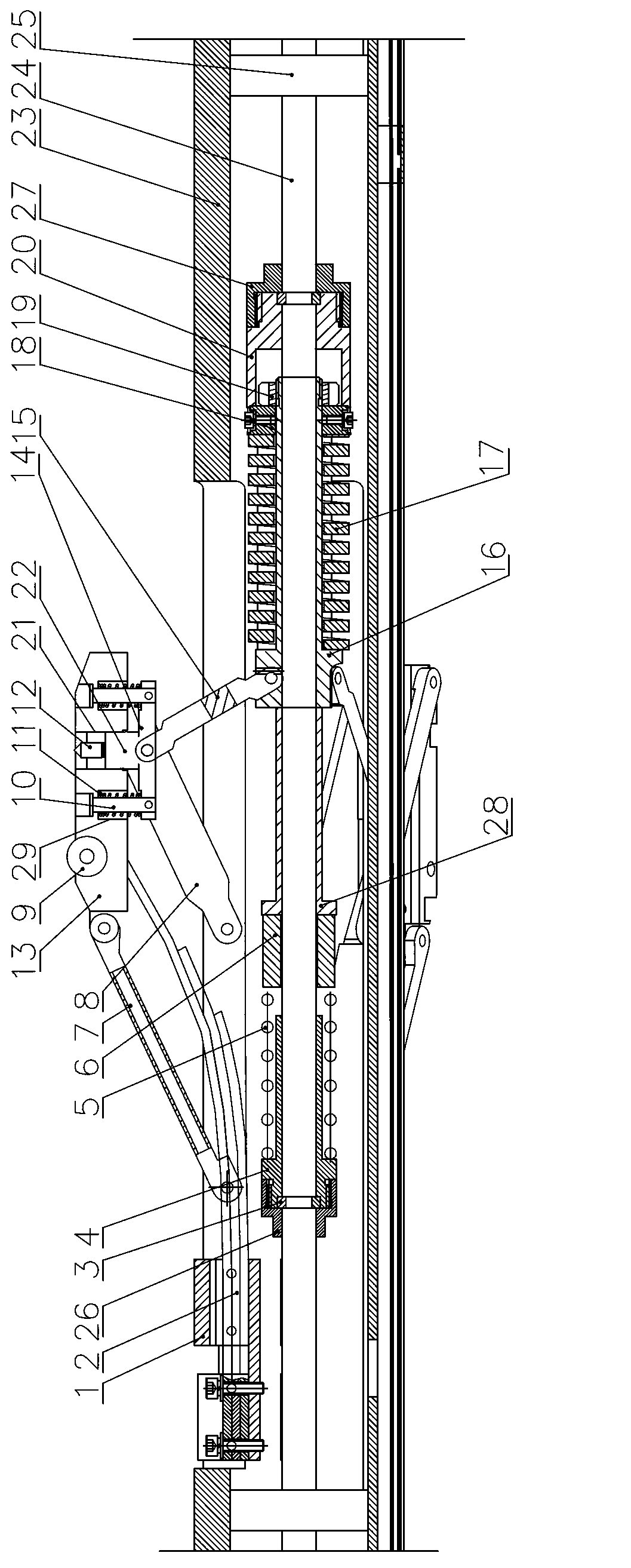 Mechanical backup device for petroleum logging tool