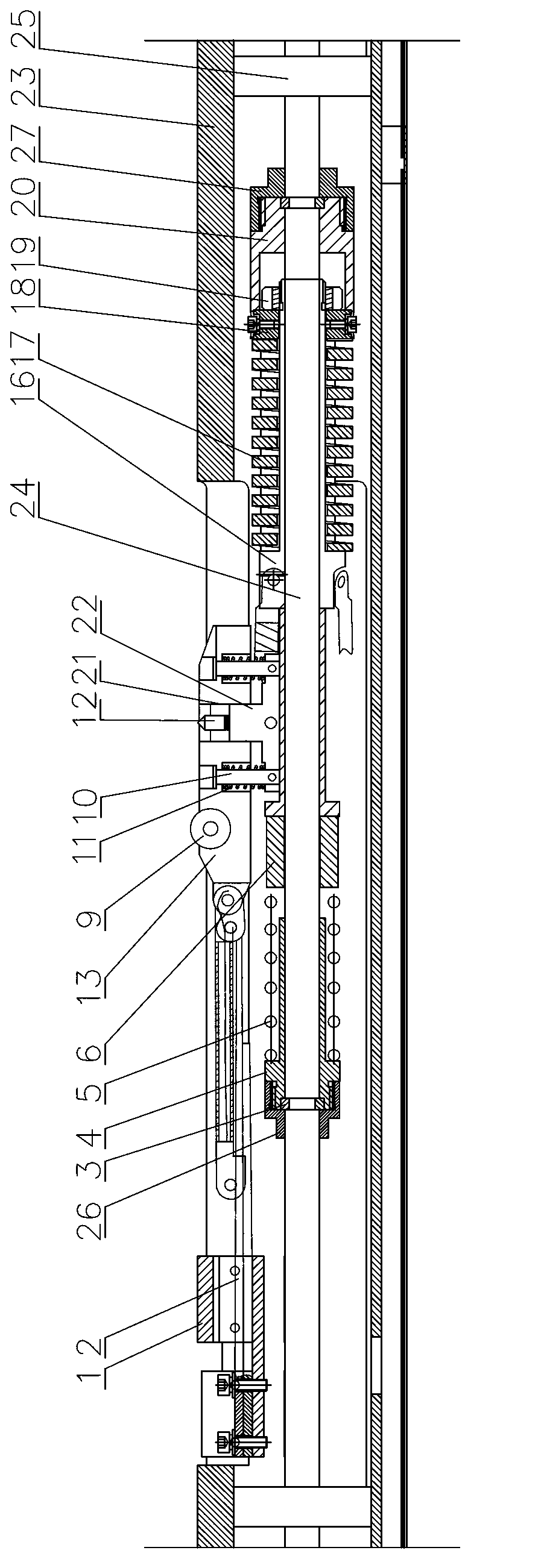 Mechanical backup device for petroleum logging tool