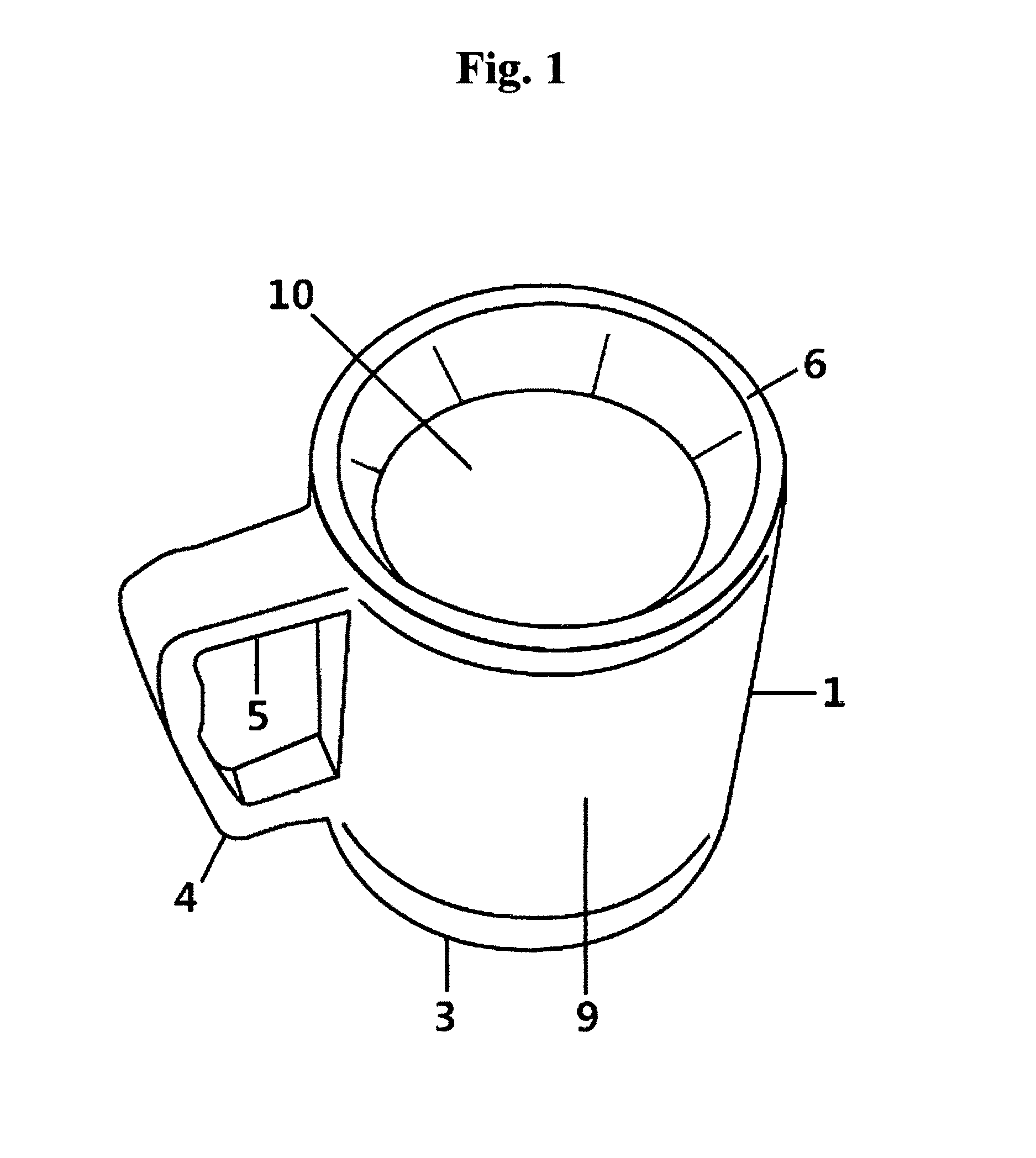 Weight training beverage mug