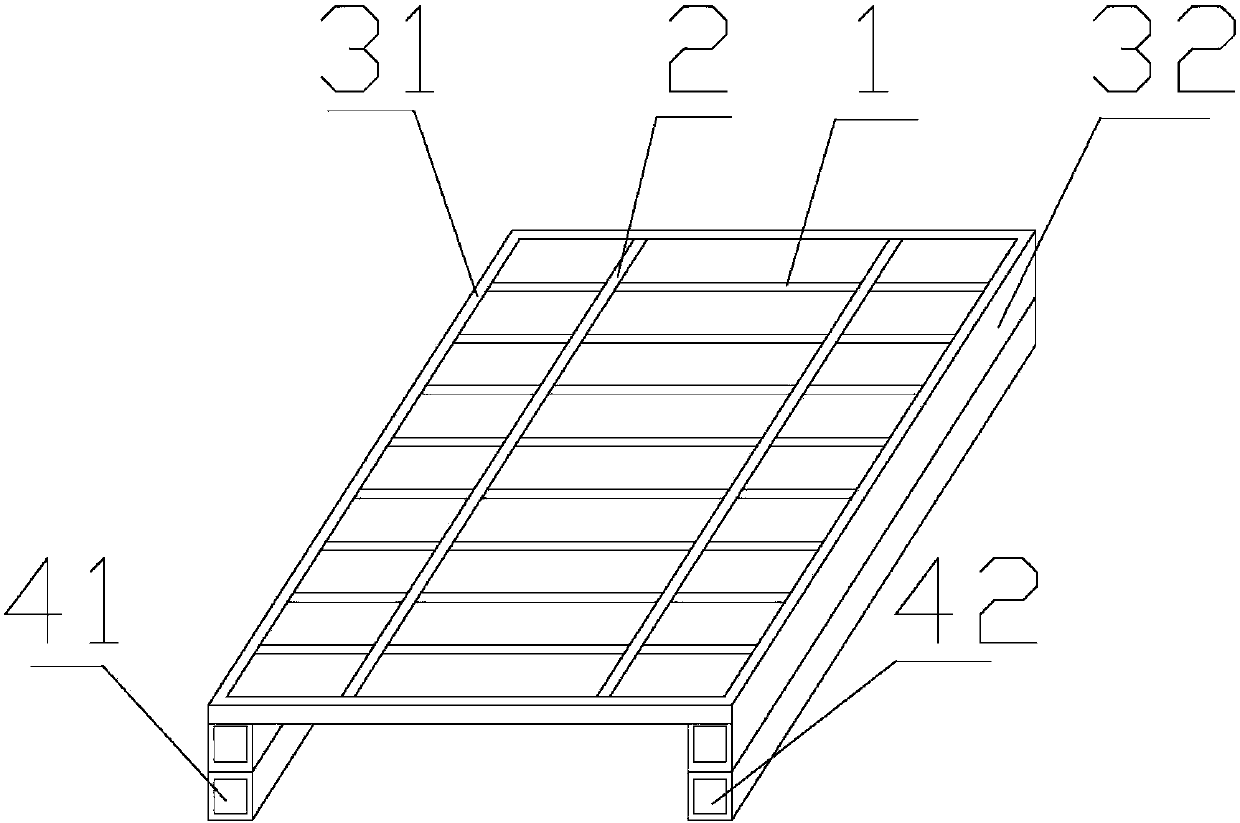 Highly-erected steel bar grating