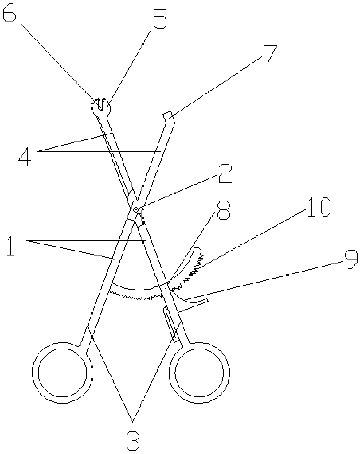 A kind of cervical spine single-door operation lamina rotation lifter