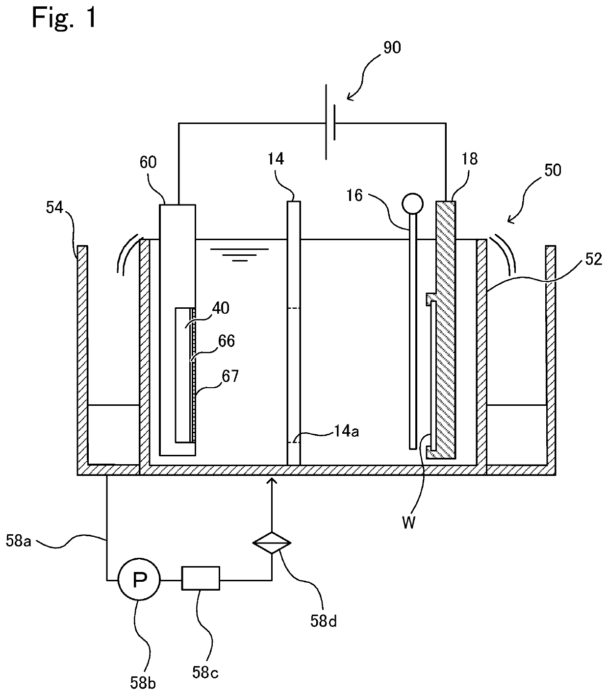 Anode holder, and plating apparatus