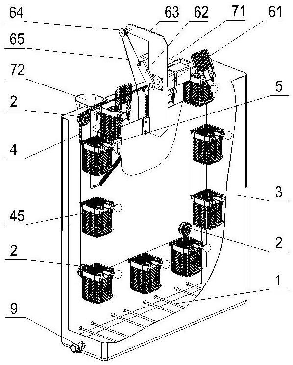 Automatic noodle cooking equipment