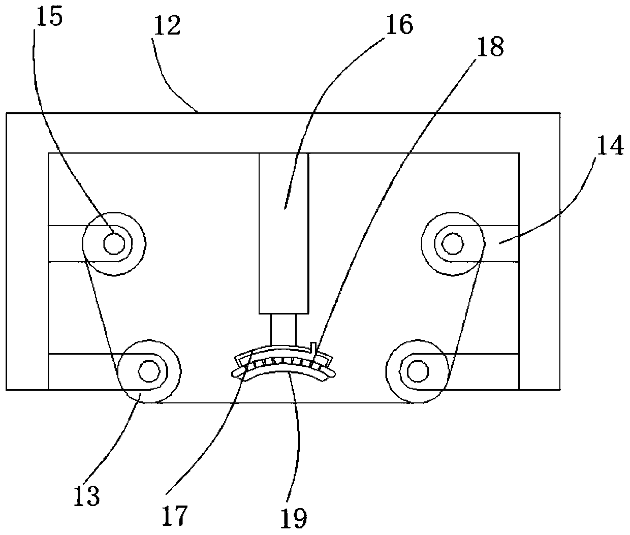 A kind of cleaning device for veneer dipping roller