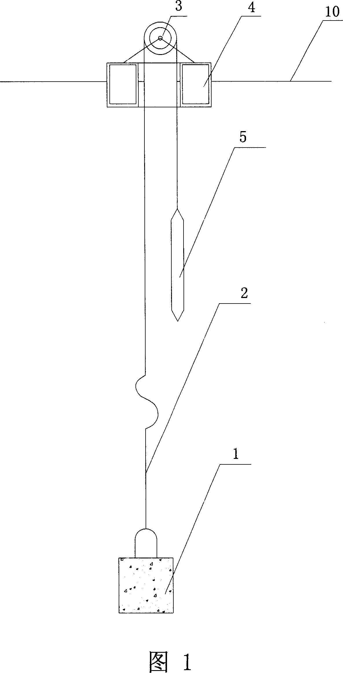 Wheel cable type sea wave energy conversion apparatus