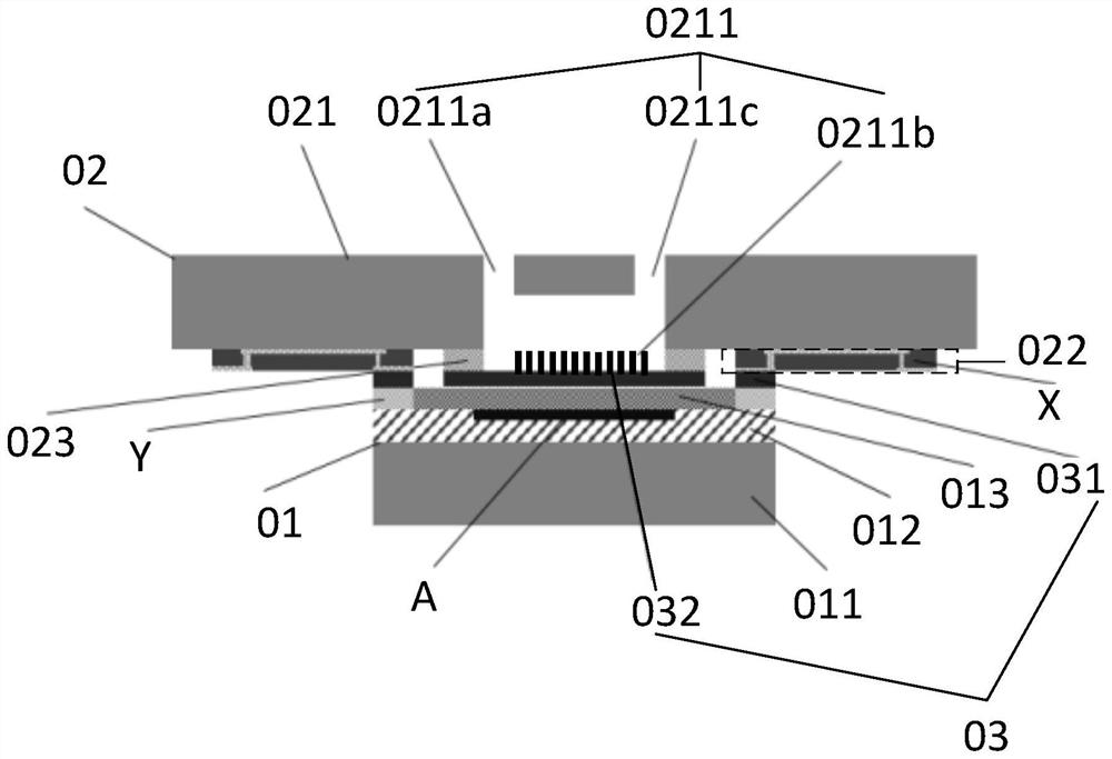 High-power chip heat dissipation structure and preparation method thereof