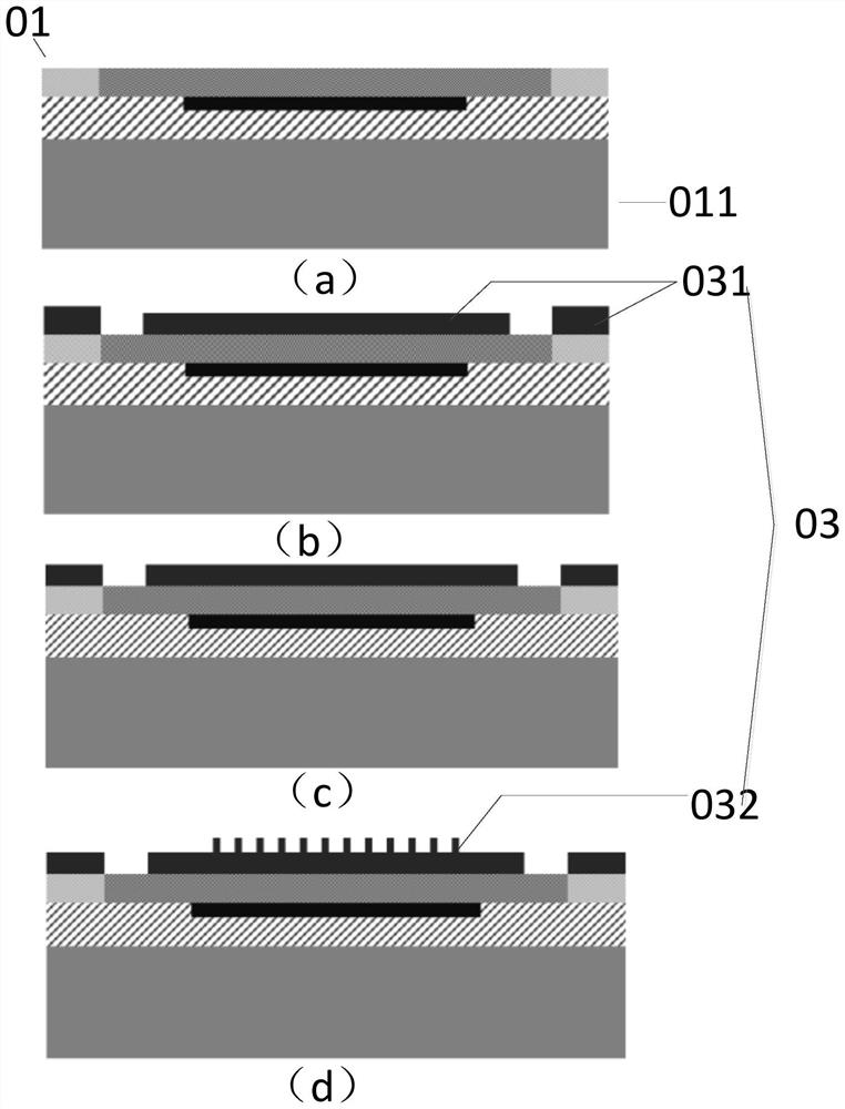 High-power chip heat dissipation structure and preparation method thereof