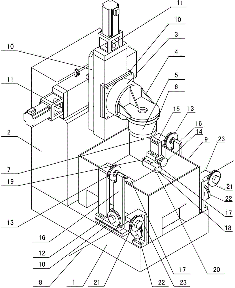 Small bi-functional special type micro processing machine tool