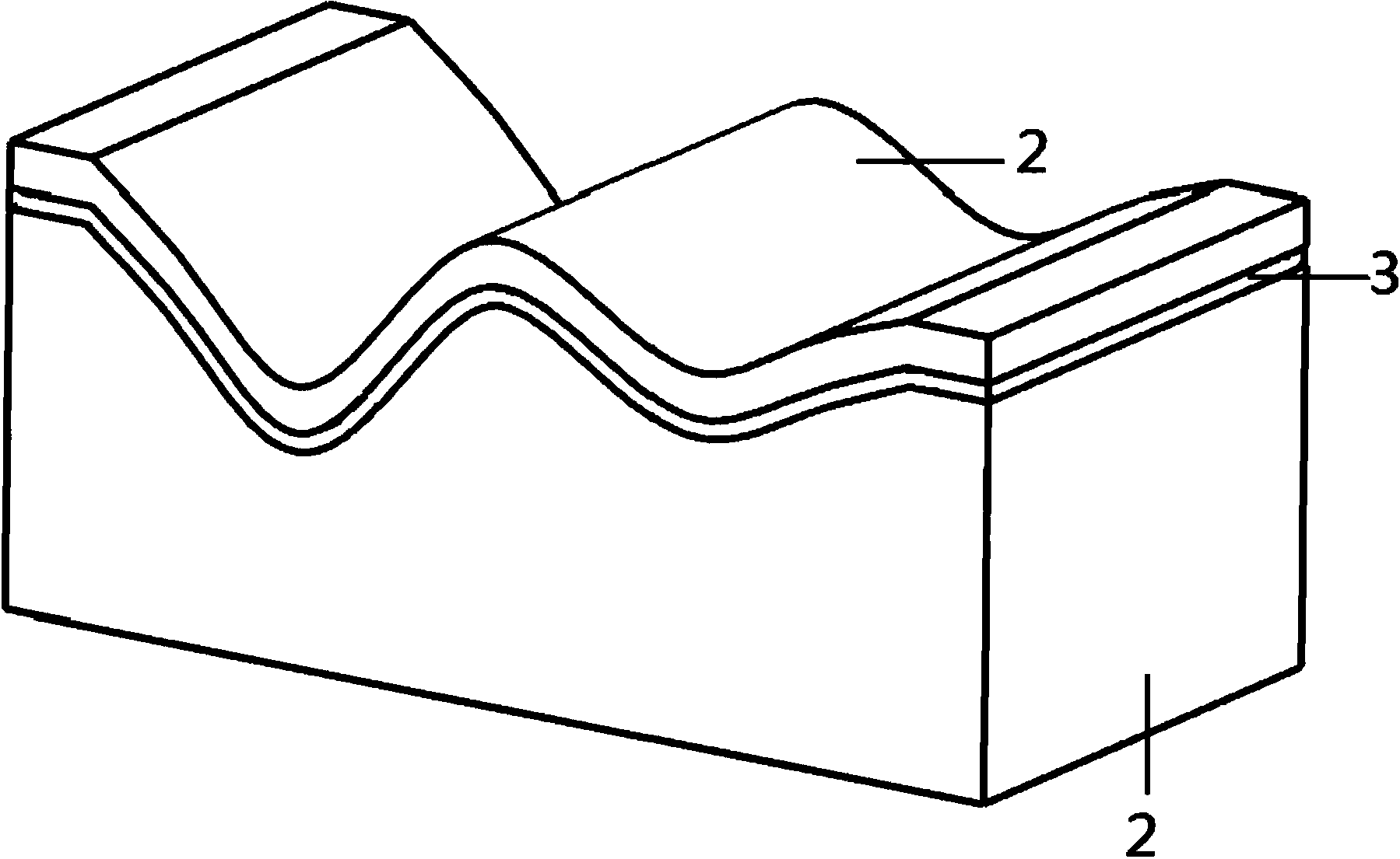 Maze conformal cooling method and structure of mold