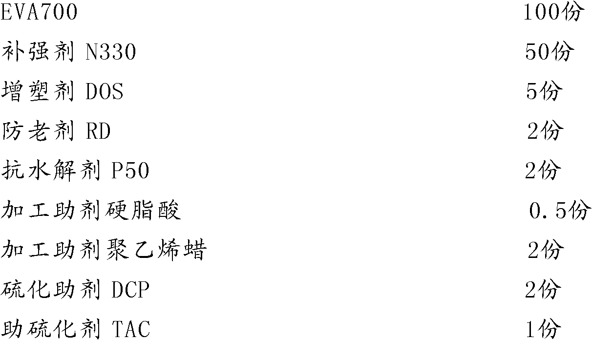 EVM rubber composition used as fuel hose coating