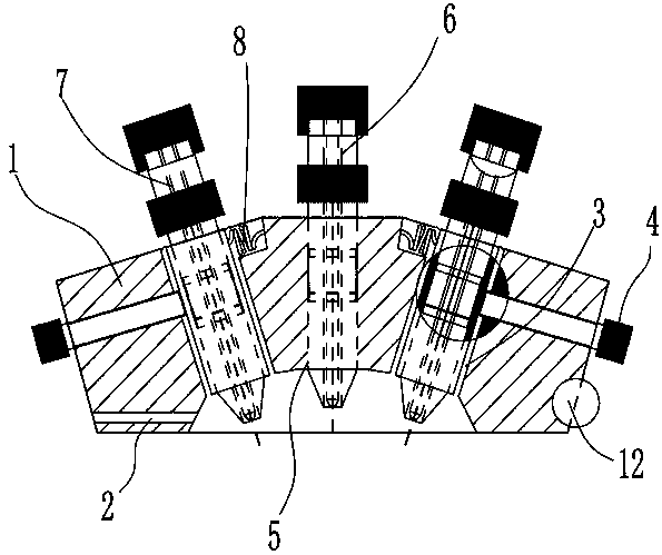 Multi-electrode welding device and method for metal shielding layer of submarine cable