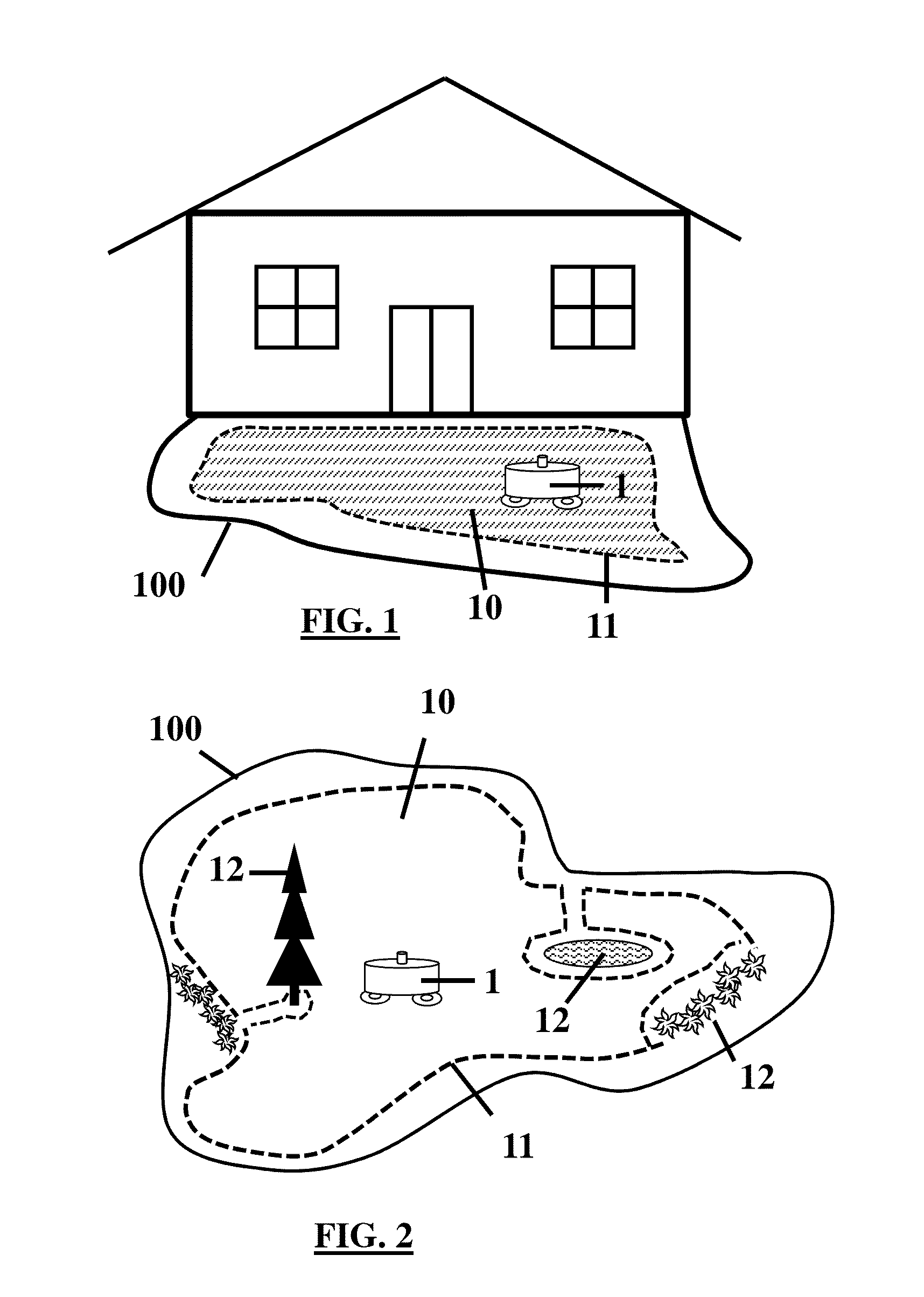 Robotic Lawn Mower with Network Sensors