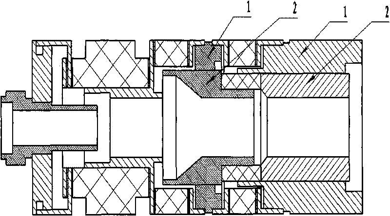 Double-layer electrode for multi-level depressed collector and preparation process thereof