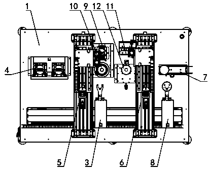 Device for filling wafer with glass powder