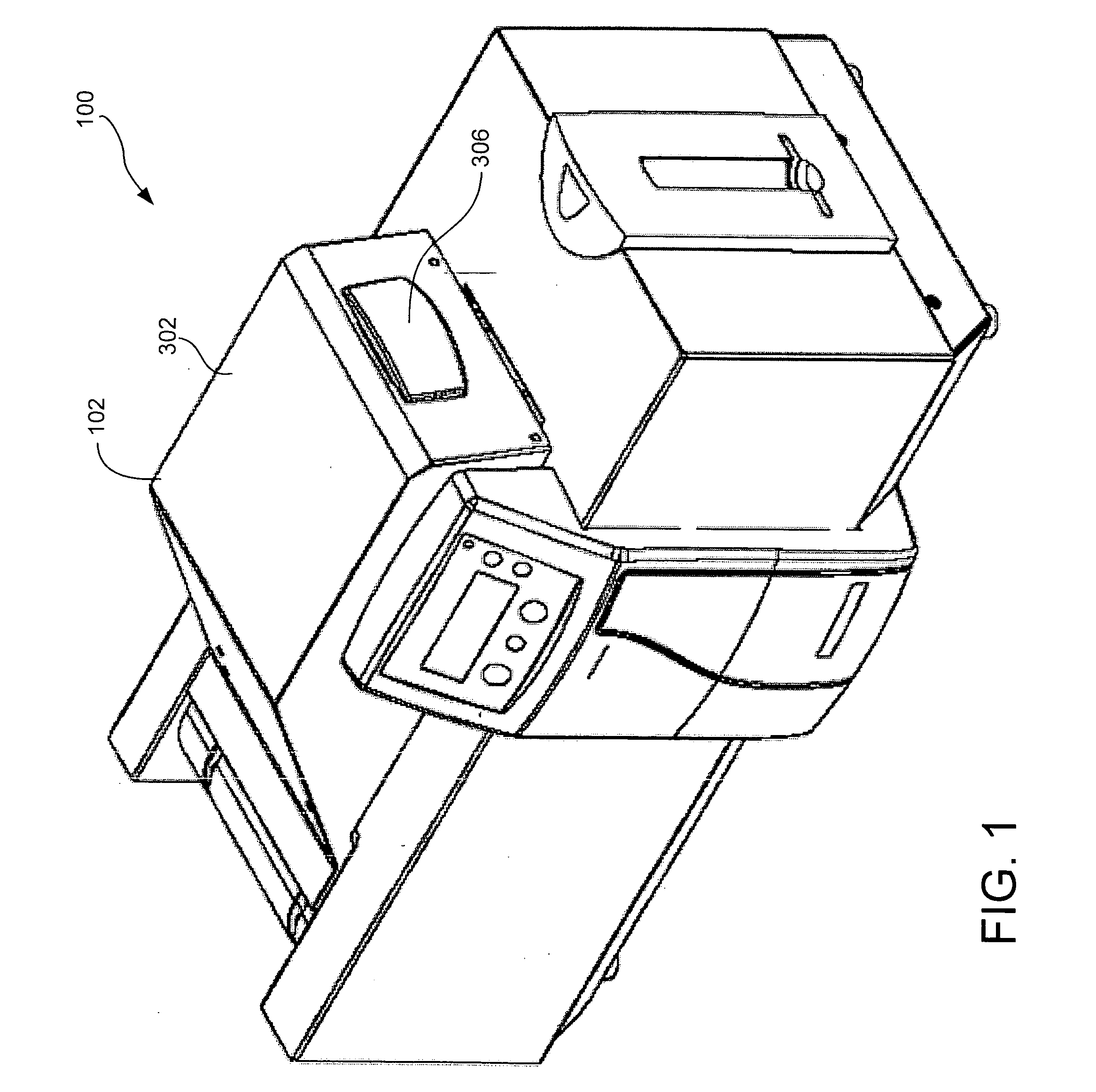 Reverse-image identification card printer