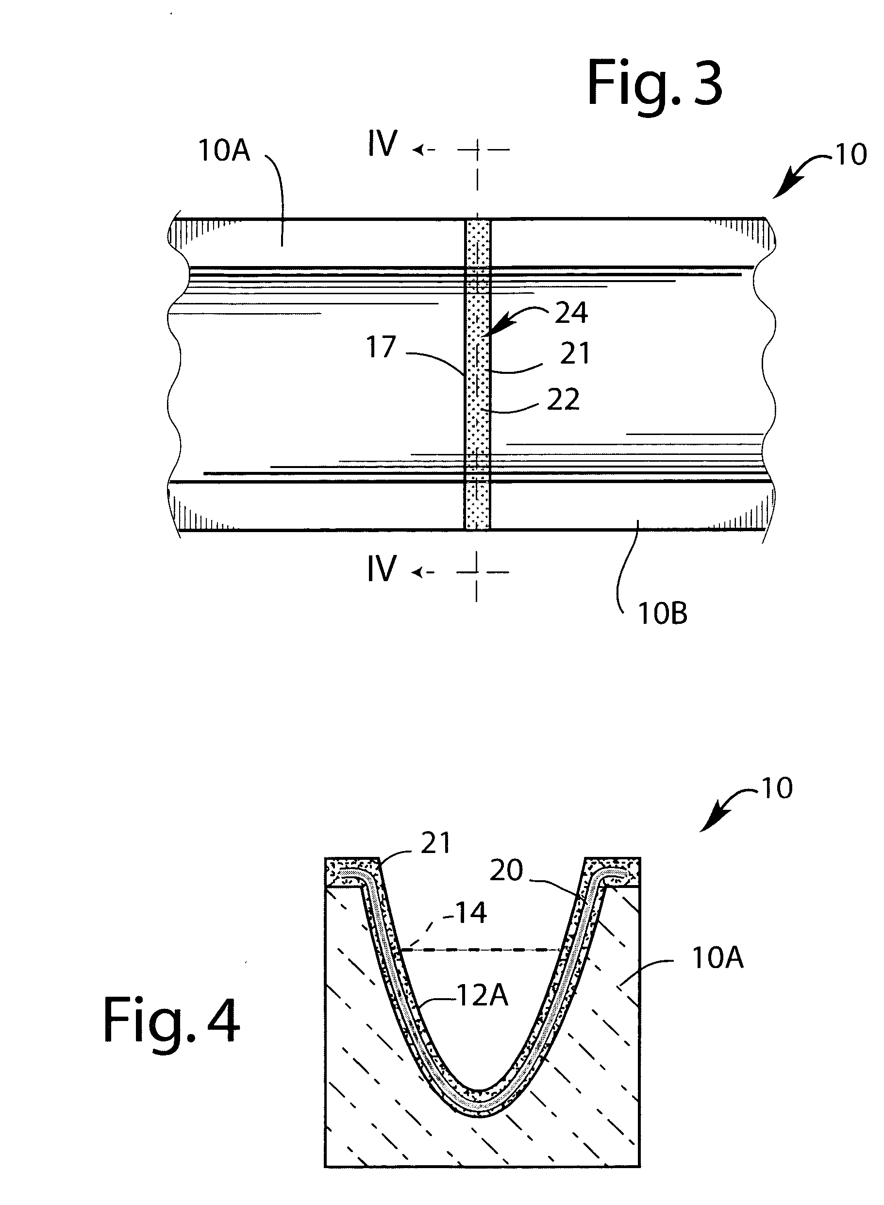 Method of forming sealed refractory joints in metal-containment vessels, and vessels containing sealed joints