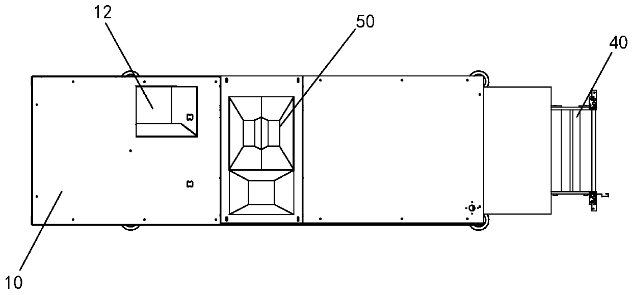 AGV injection molding feeding and discharging basket changing machine