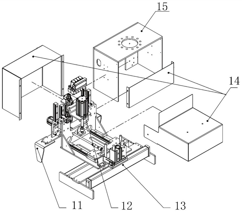 Automatic system for secondary trowelling of prefabricated house wallboard module slurry