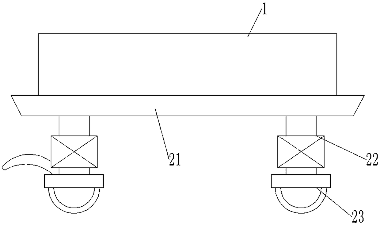 Fixing device for electronic product producing