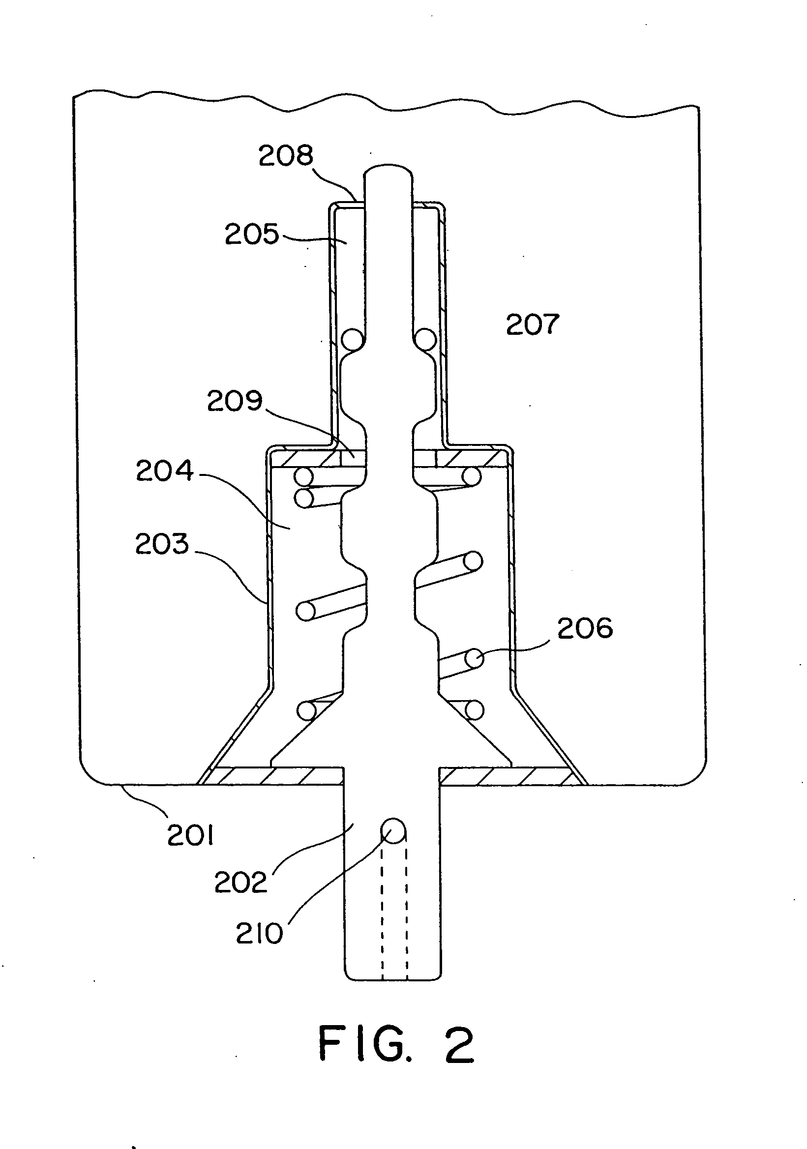 Portable gas operating inhaler