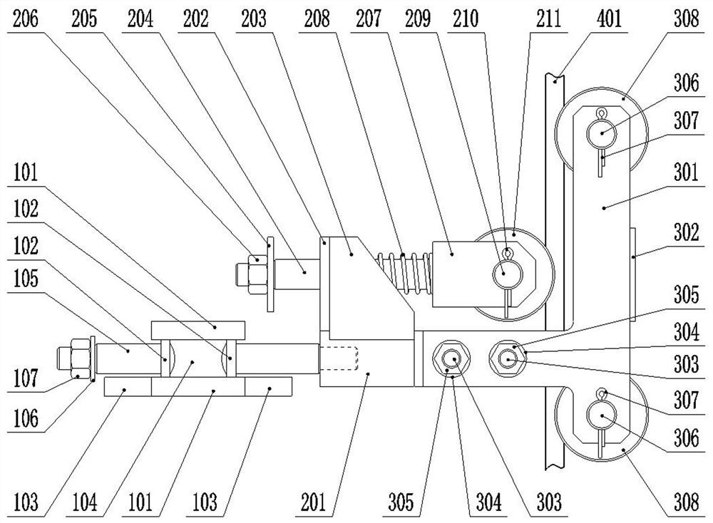 Steel wire rope looseness and breakage detection mechanism for mechanical stereo garage