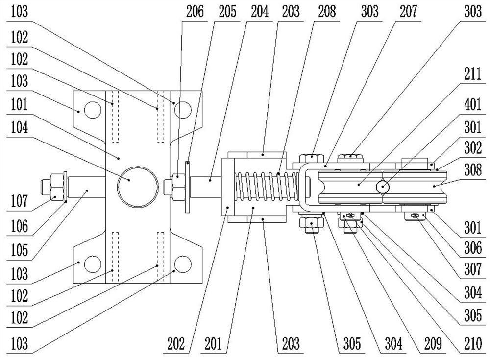 Steel wire rope looseness and breakage detection mechanism for mechanical stereo garage