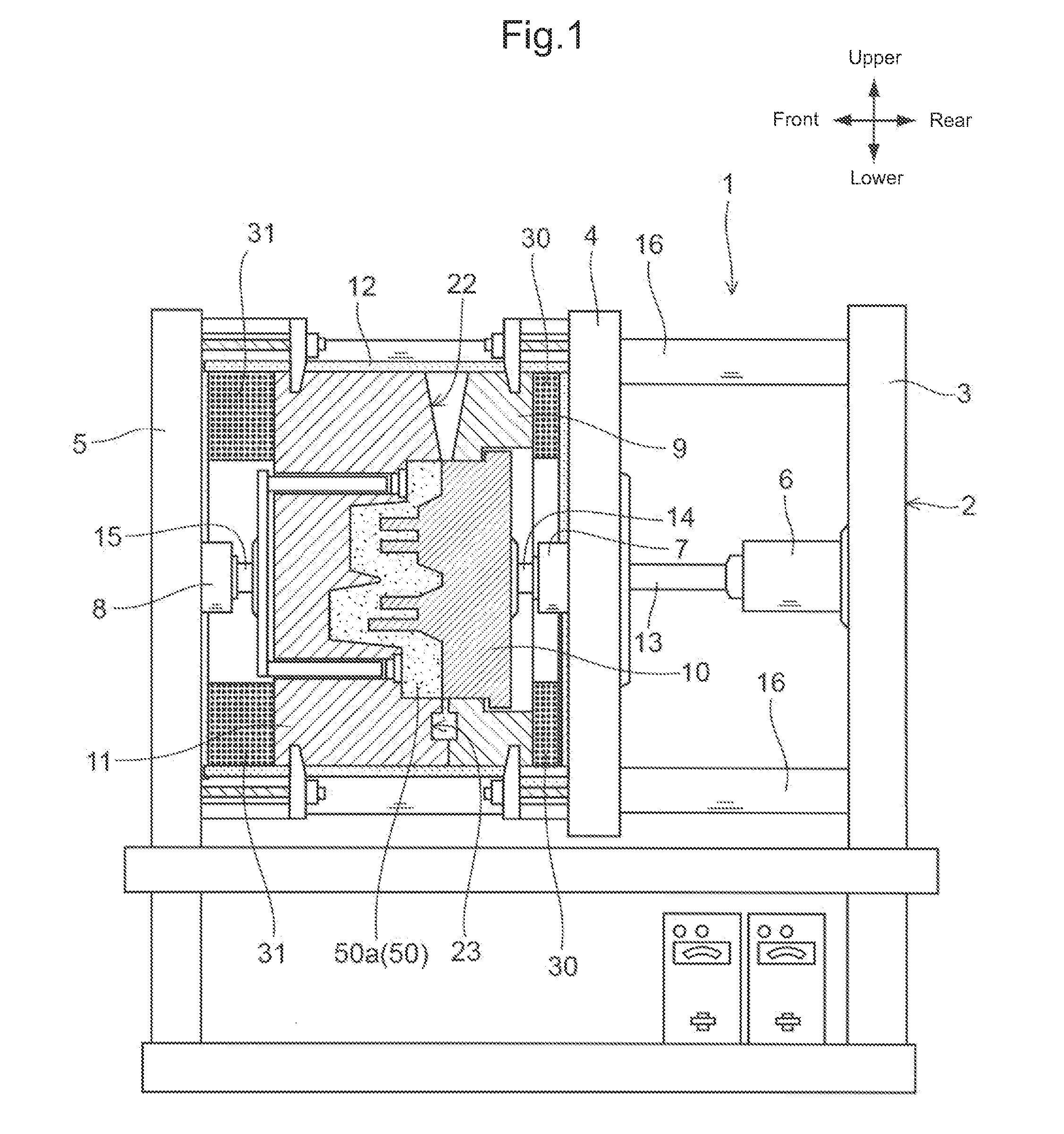 Method and apparatus for press casting