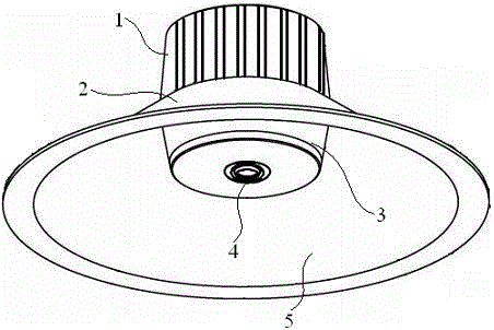 LED infrared induction lamp