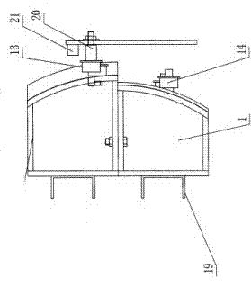 Device for forming multiple strands of double-turn stator coils