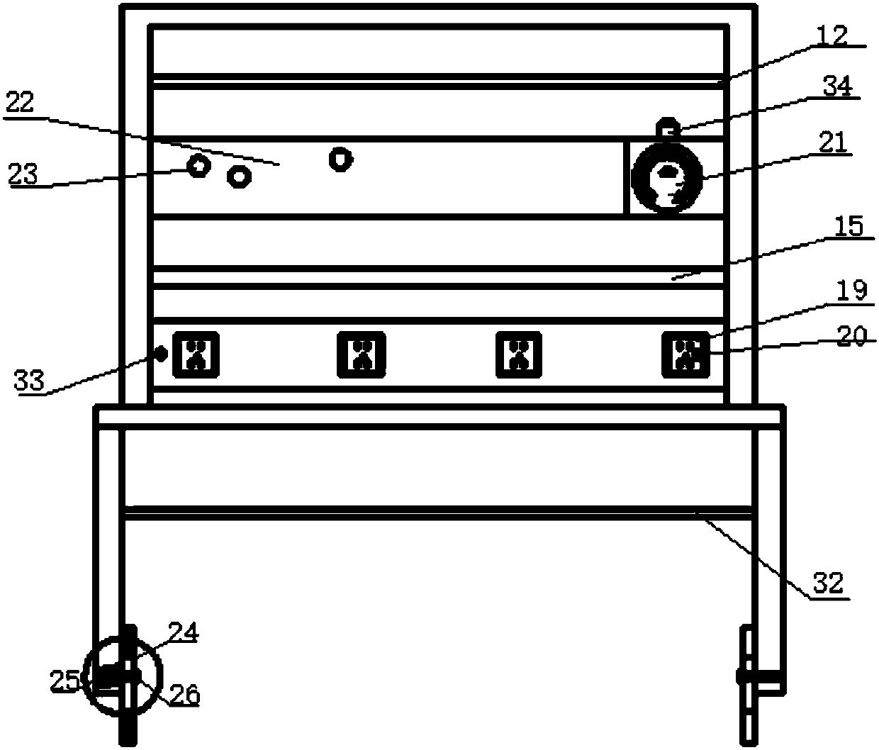 Portable multi-purpose combined type field workbench