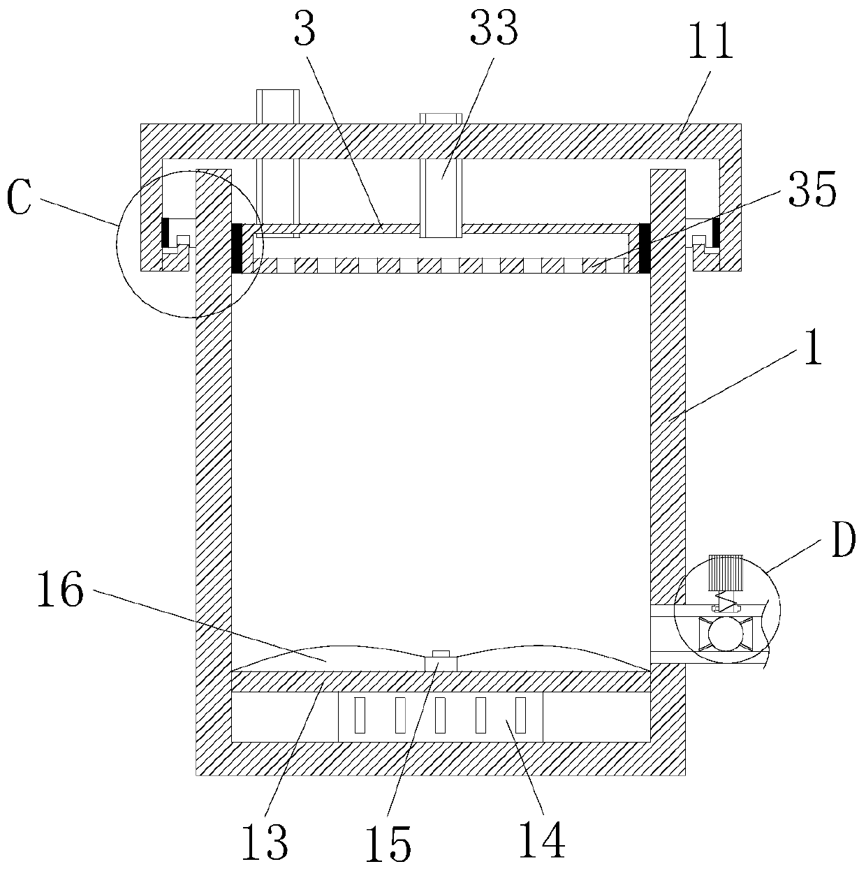 PVC glue storage device for indoor design