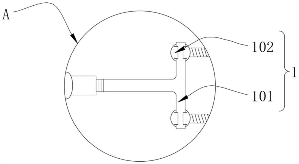 Exposure and distraction device for lumbar posterior surgery