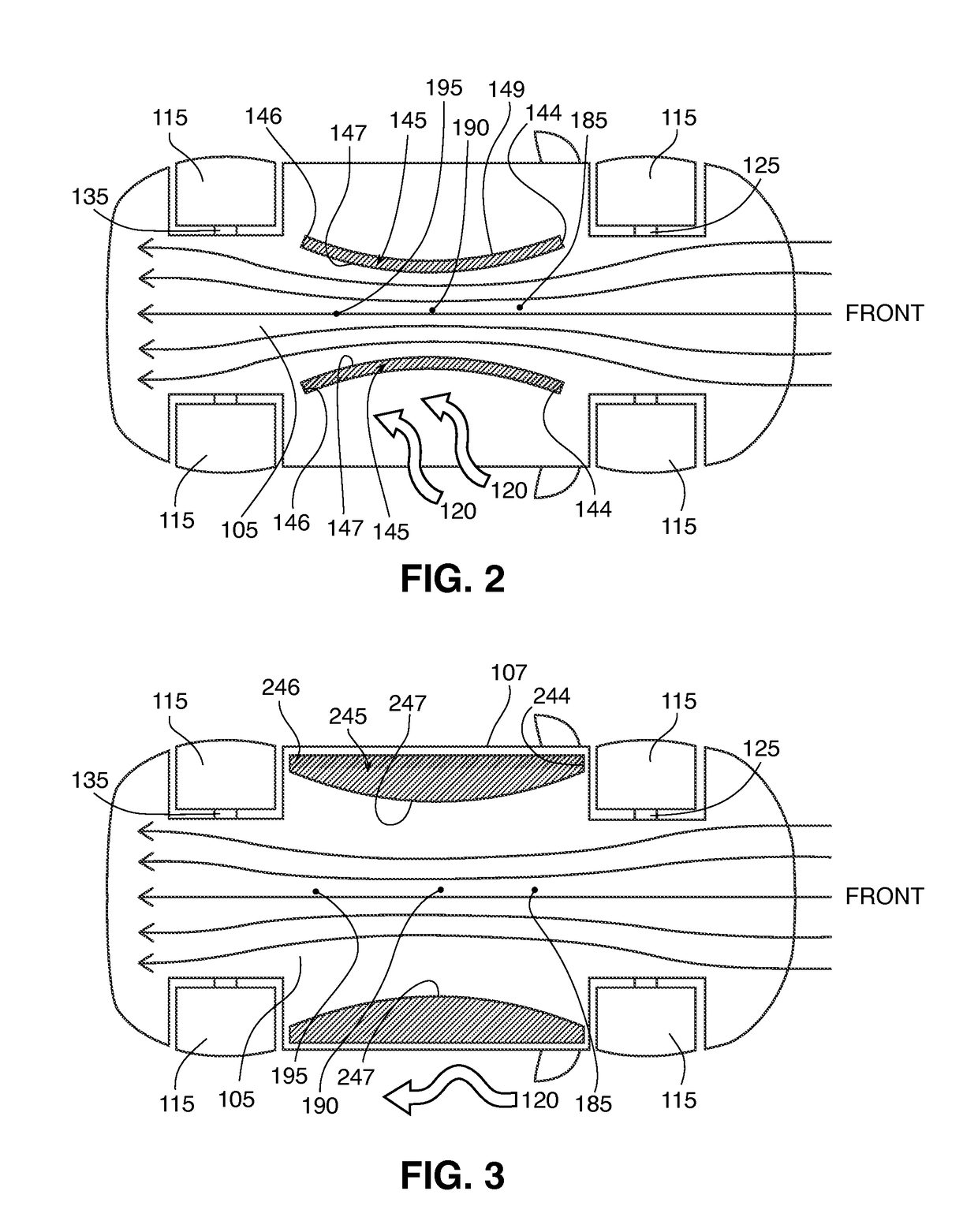 Active vehicle skirt panel and the method of controlling the same