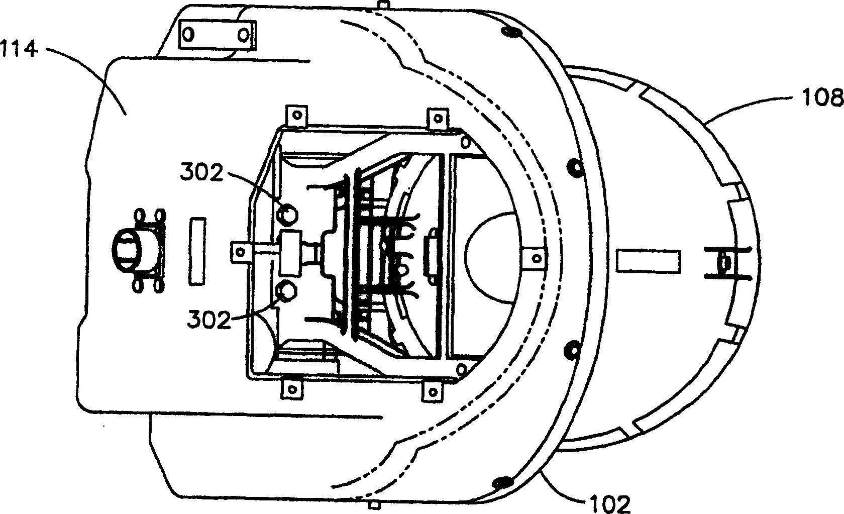 Electronically controlled aircraft retractable landing light with manual refraction capability