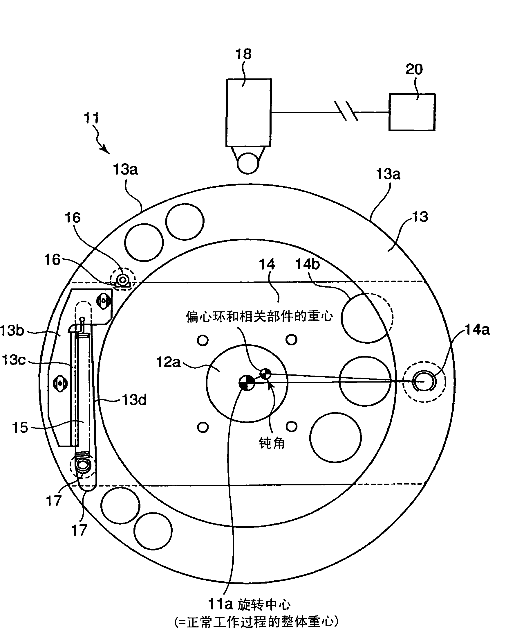 Governor device of passenger transport system