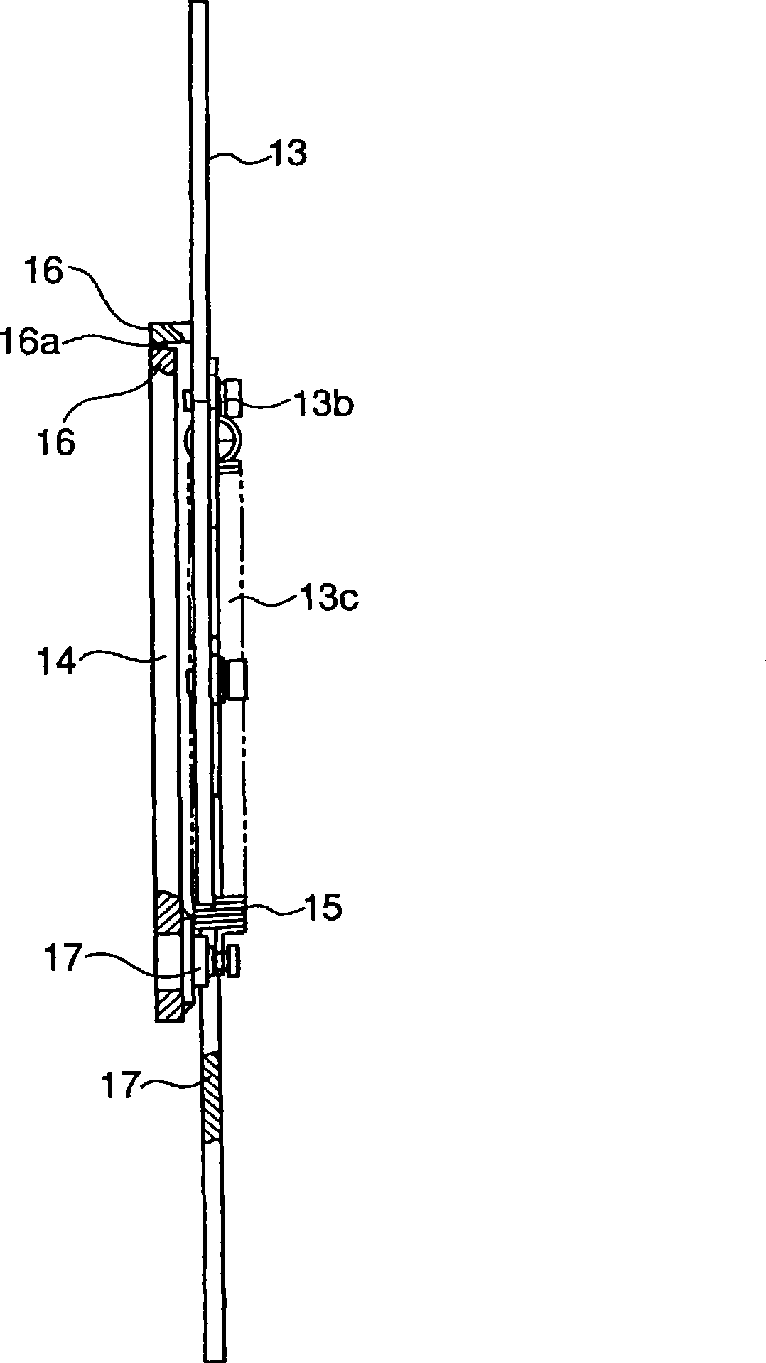 Governor device of passenger transport system