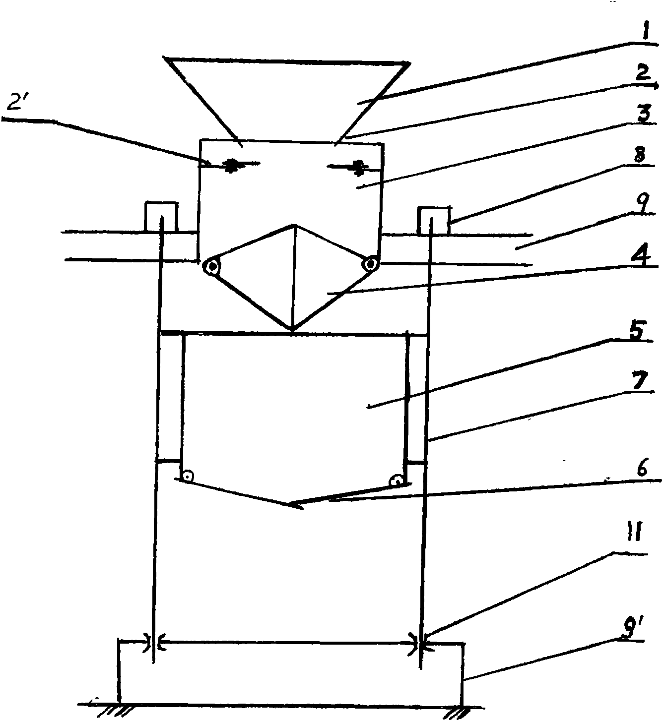 Quantificational packing machine