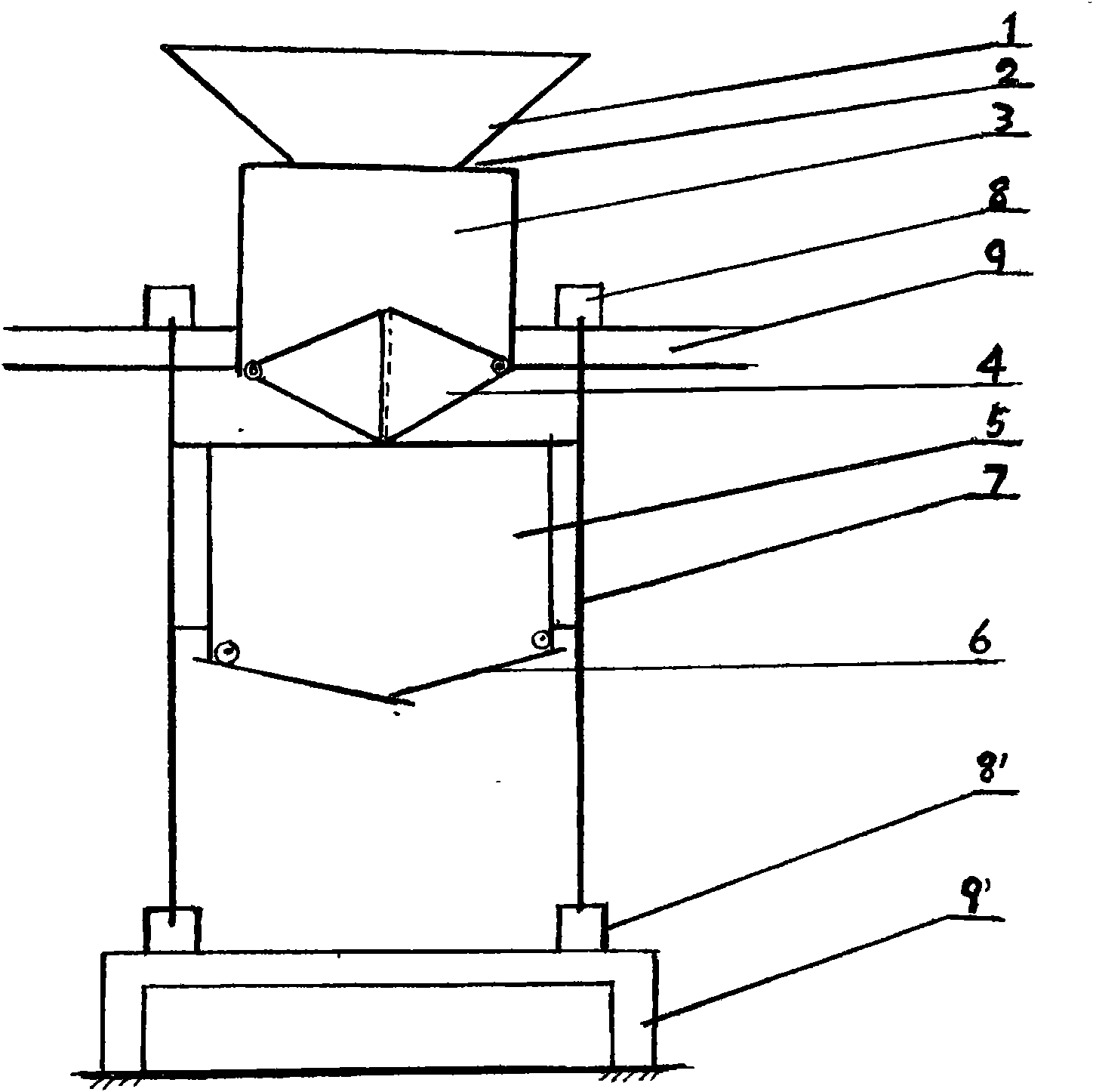 Quantificational packing machine