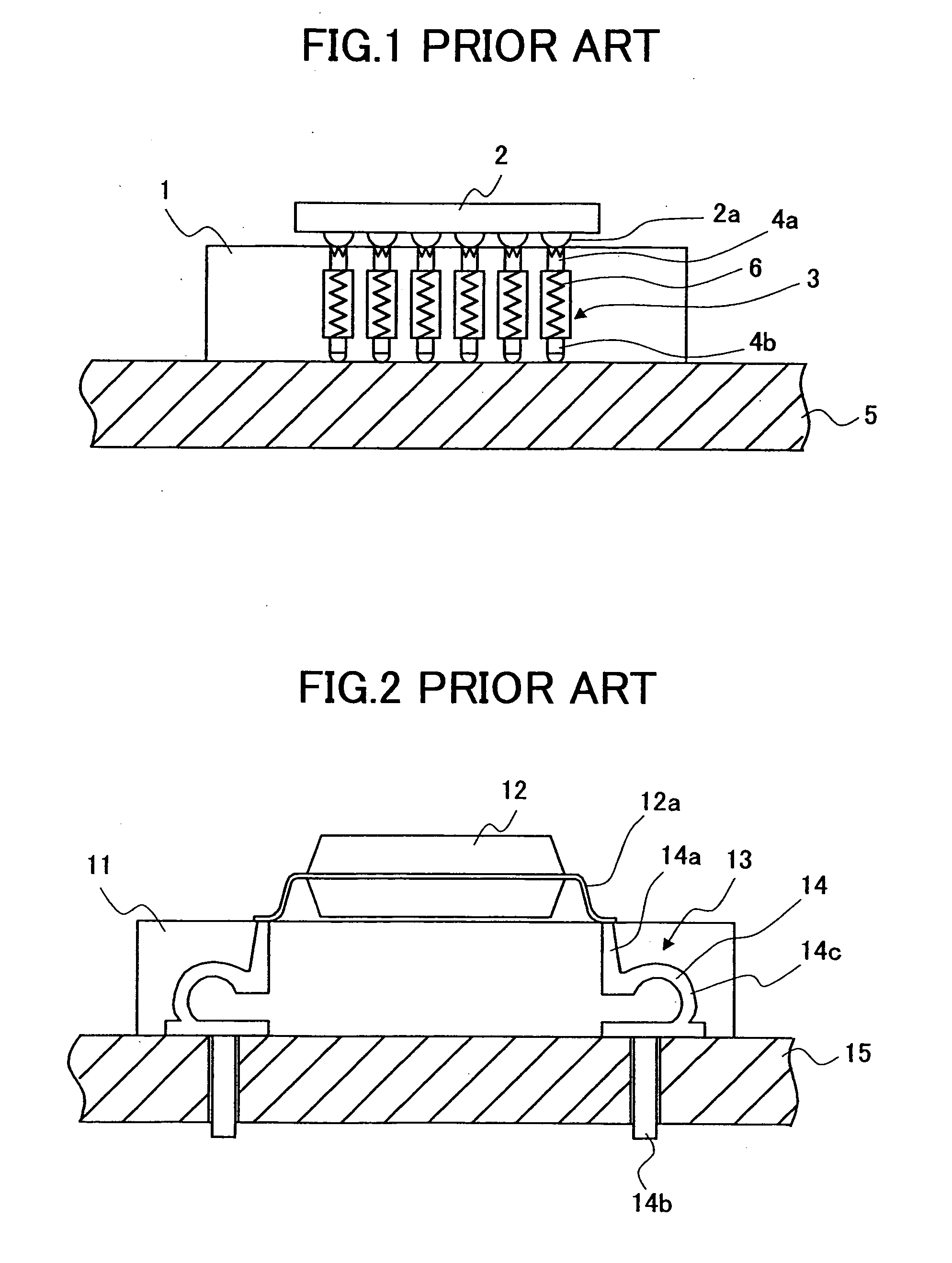 Contactor for electronic components and test method using the same