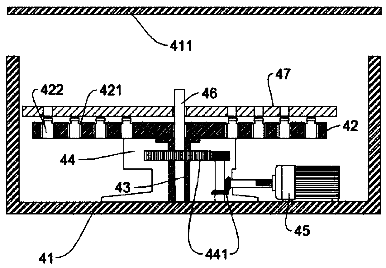 Test method and device for nitrogen and phosphorus migration and conversion in dry farmland