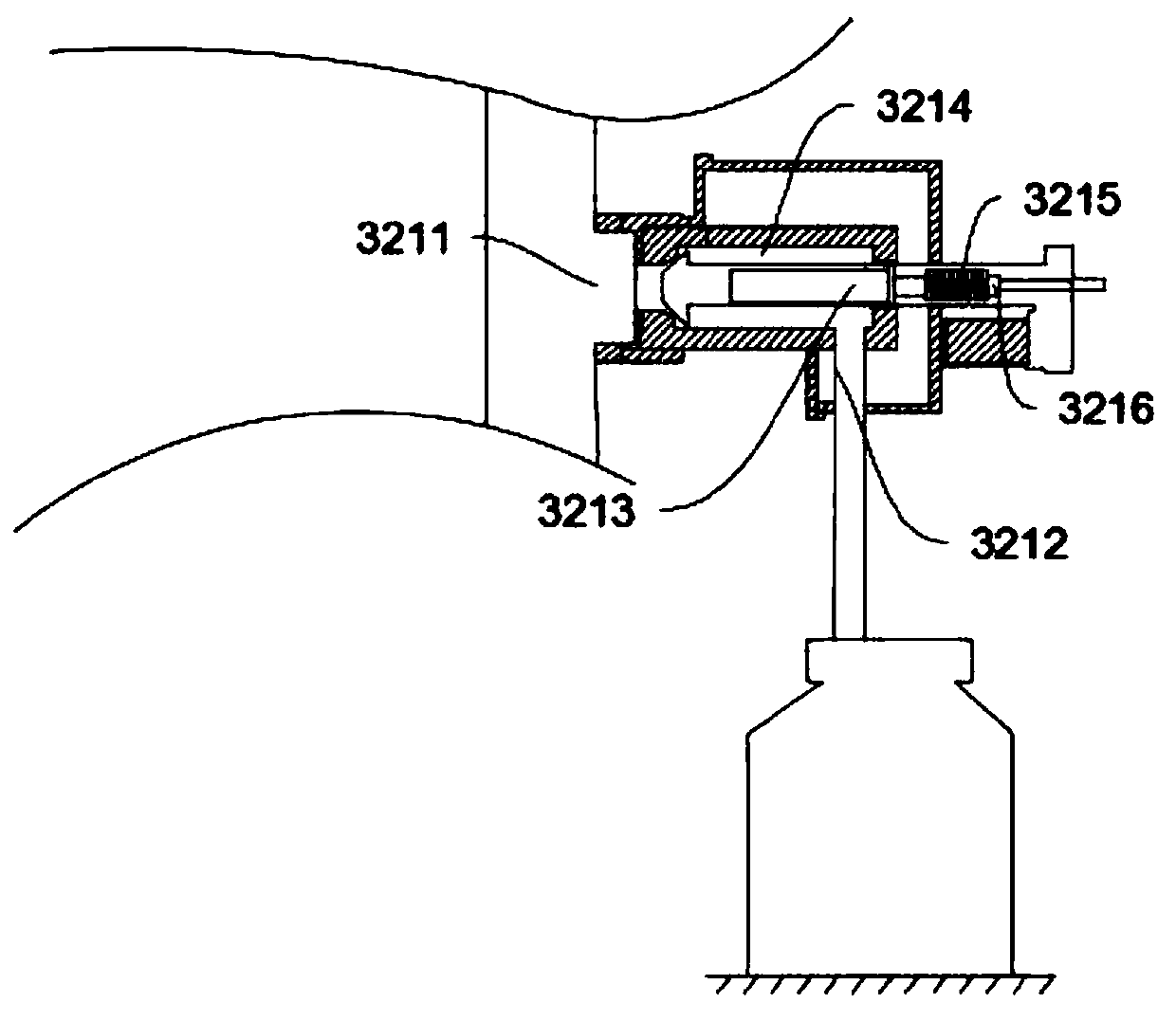 Test method and device for nitrogen and phosphorus migration and conversion in dry farmland