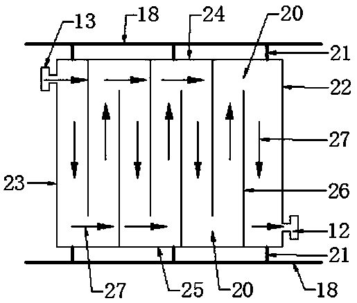 Vacuum belt drier with material stirring function