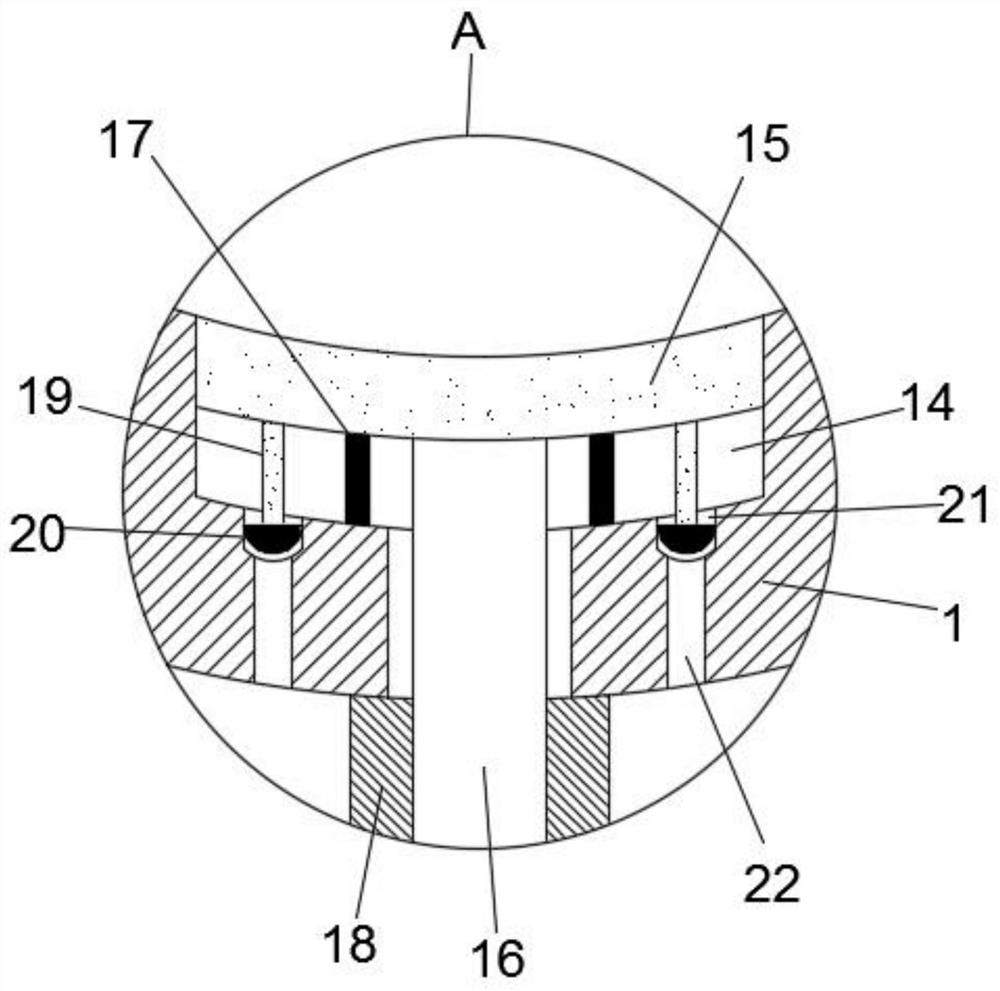 Double suction pump capable of preventing water accumulation in groove