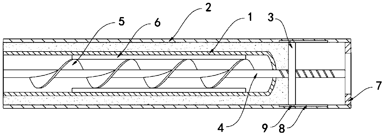 Scale-free heat collecting pipe for solar water heater