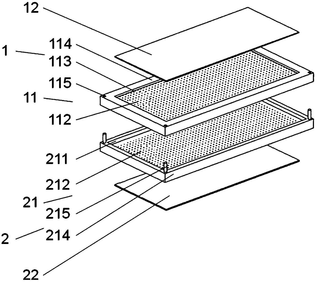 Heating device and solar battery laminating machine